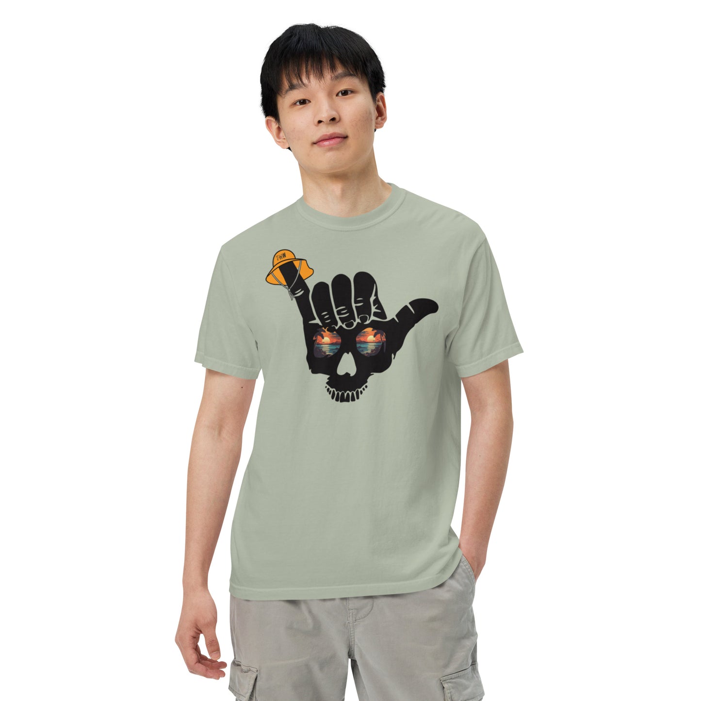 Unisex garment-dyed heavyweight t-shirt