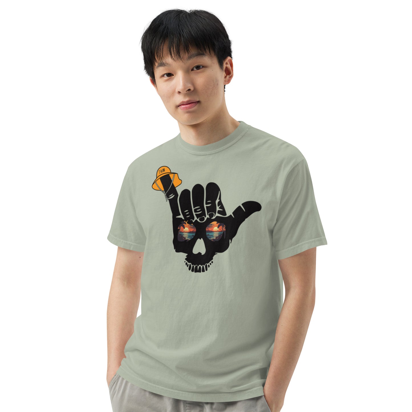 Unisex garment-dyed heavyweight t-shirt