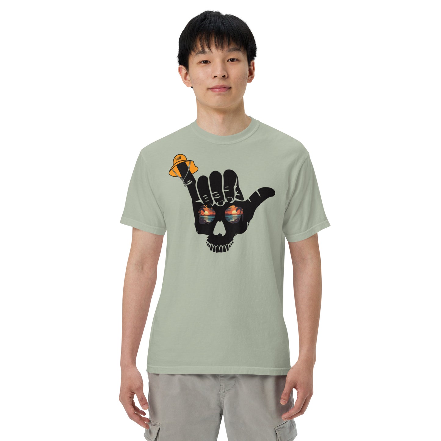 Unisex garment-dyed heavyweight t-shirt