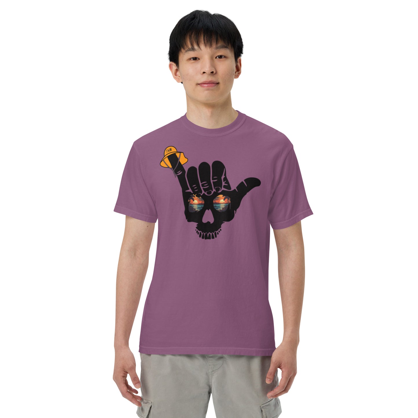 Unisex garment-dyed heavyweight t-shirt