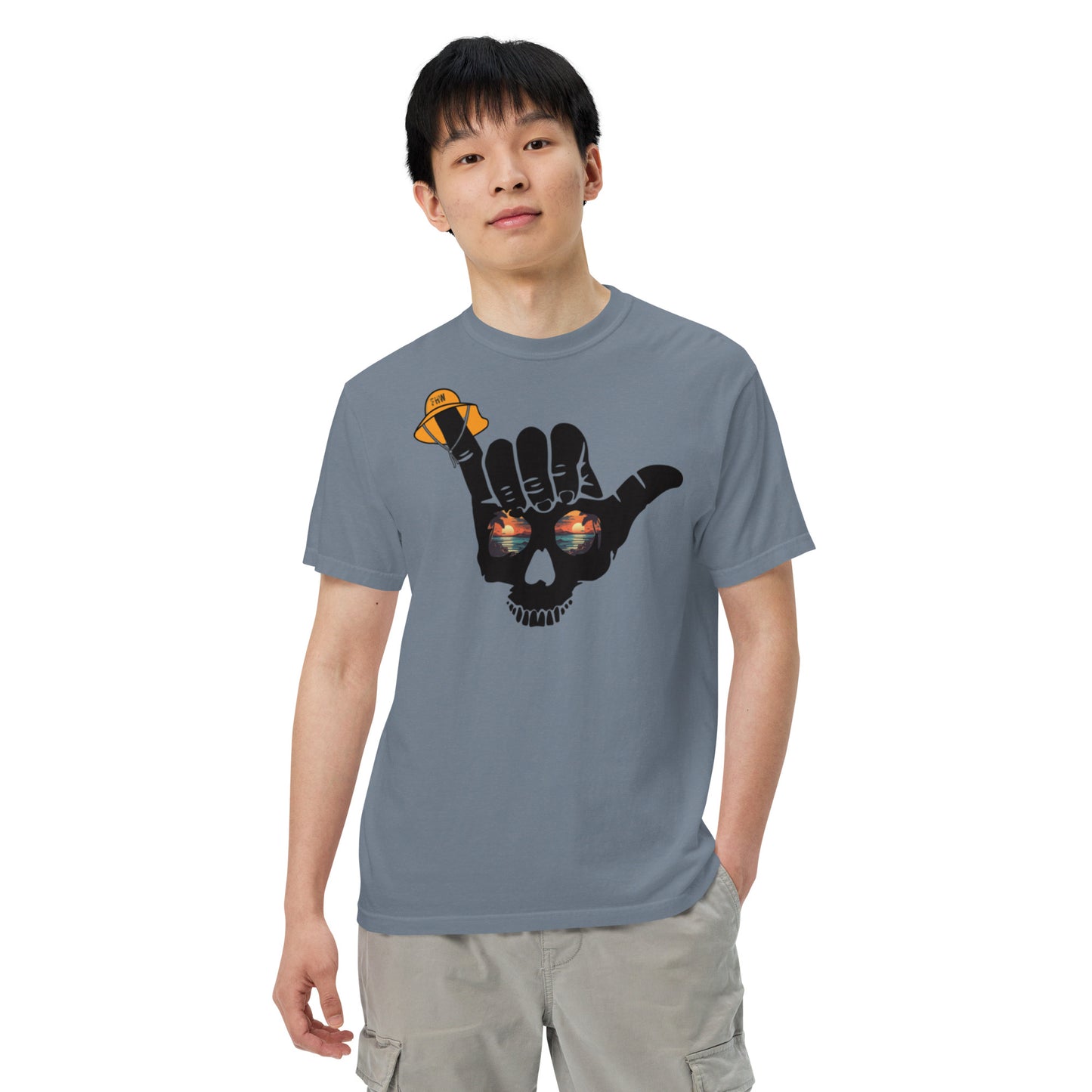 Unisex garment-dyed heavyweight t-shirt