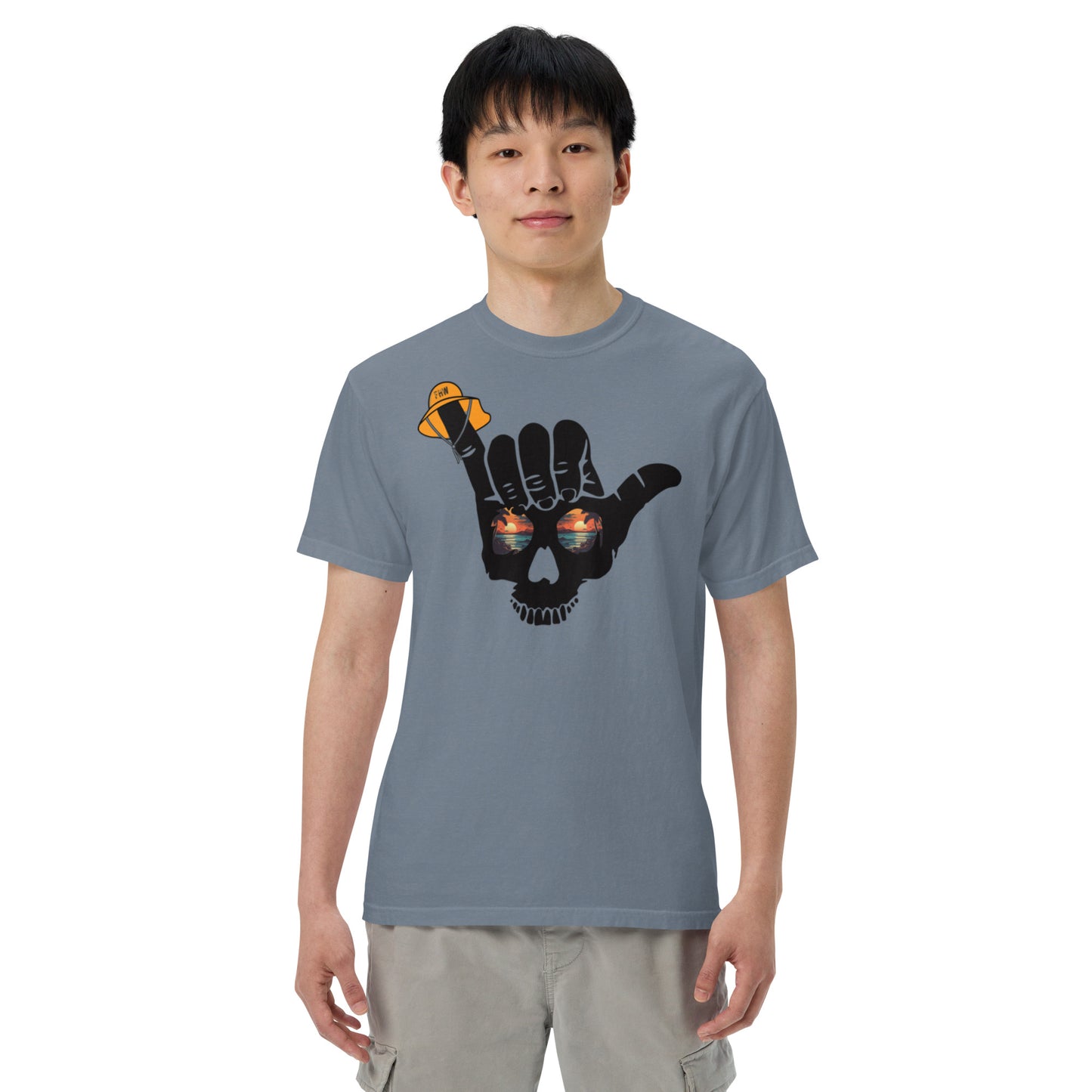 Unisex garment-dyed heavyweight t-shirt