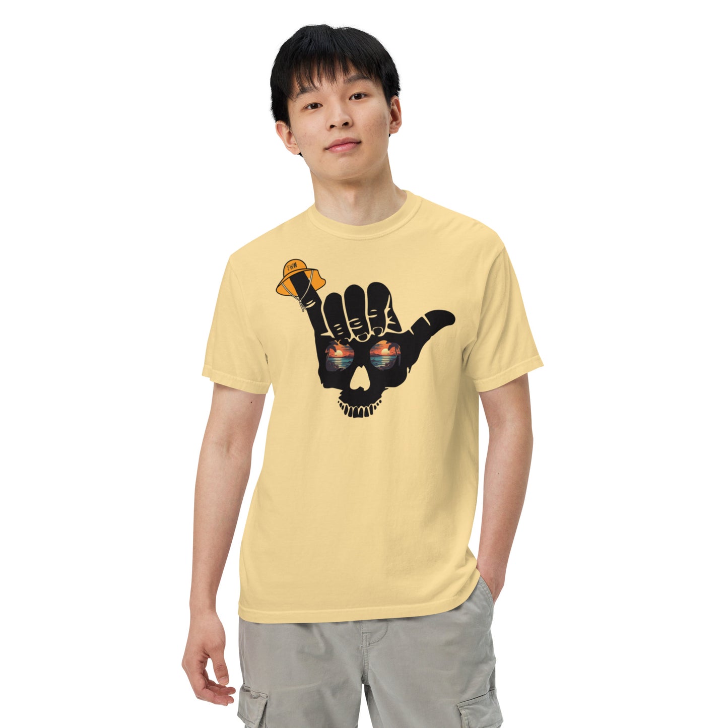 Unisex garment-dyed heavyweight t-shirt