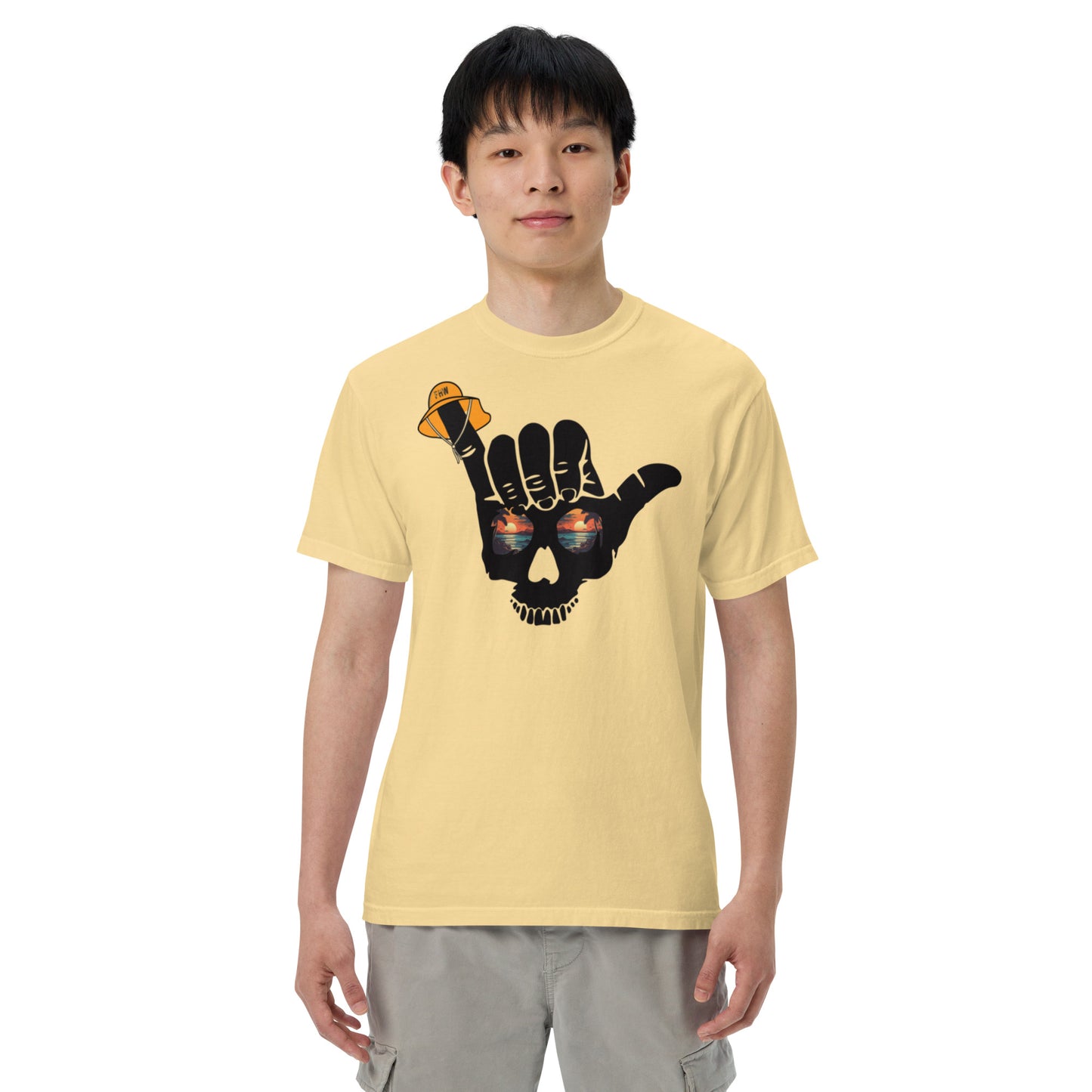 Unisex garment-dyed heavyweight t-shirt