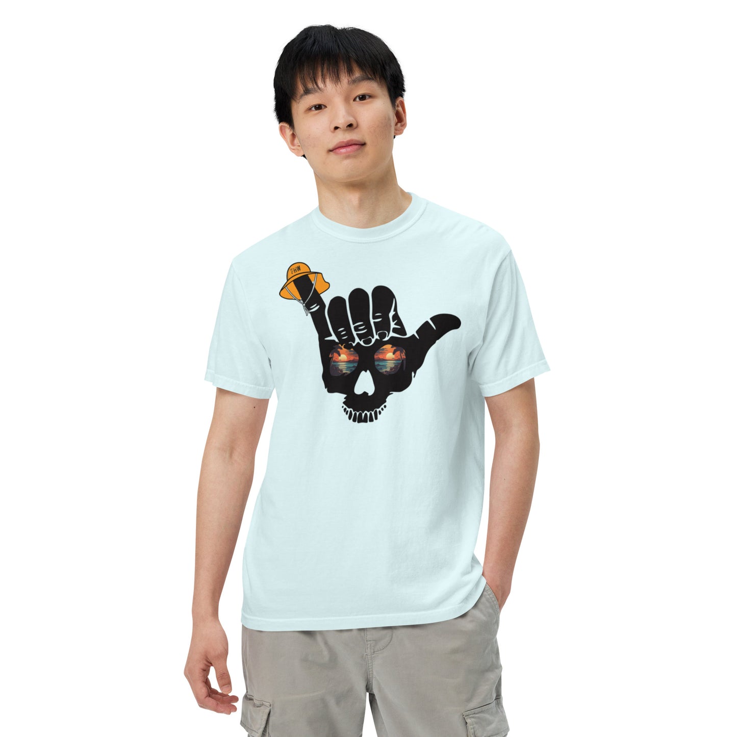 Unisex garment-dyed heavyweight t-shirt