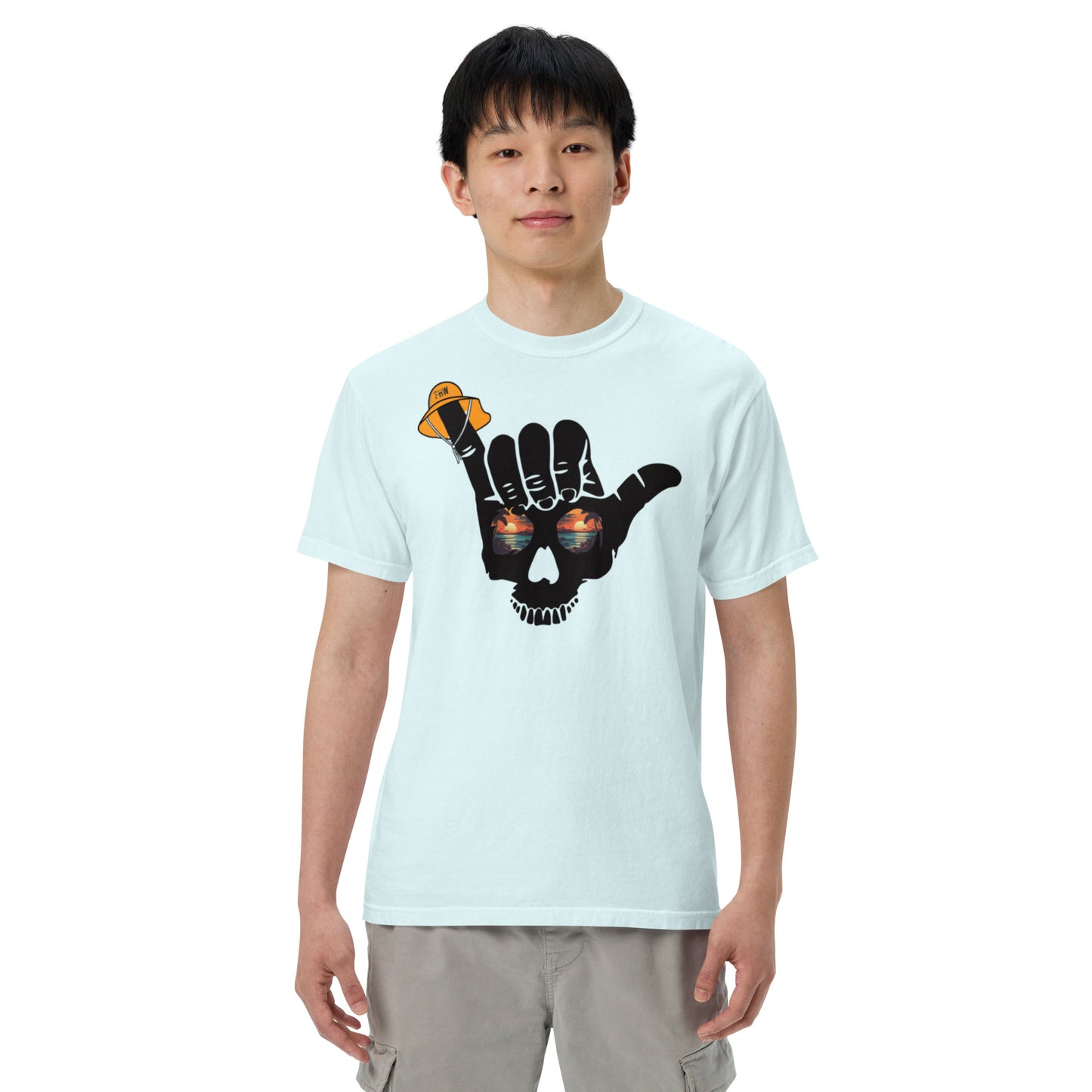 Unisex garment-dyed heavyweight t-shirt