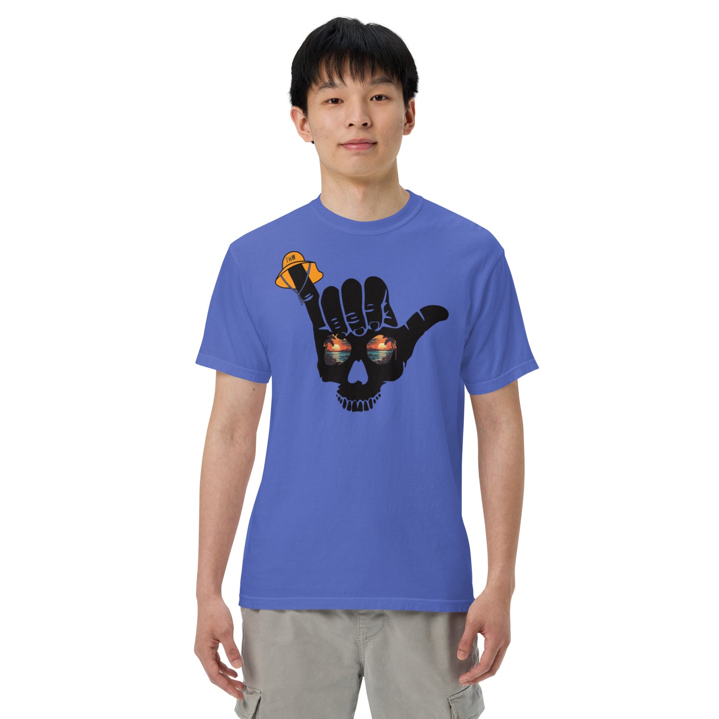 Unisex garment-dyed heavyweight t-shirt