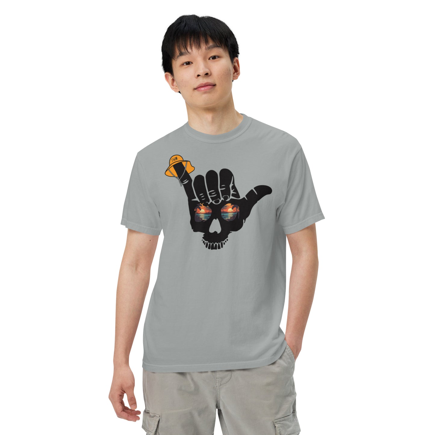 Unisex garment-dyed heavyweight t-shirt