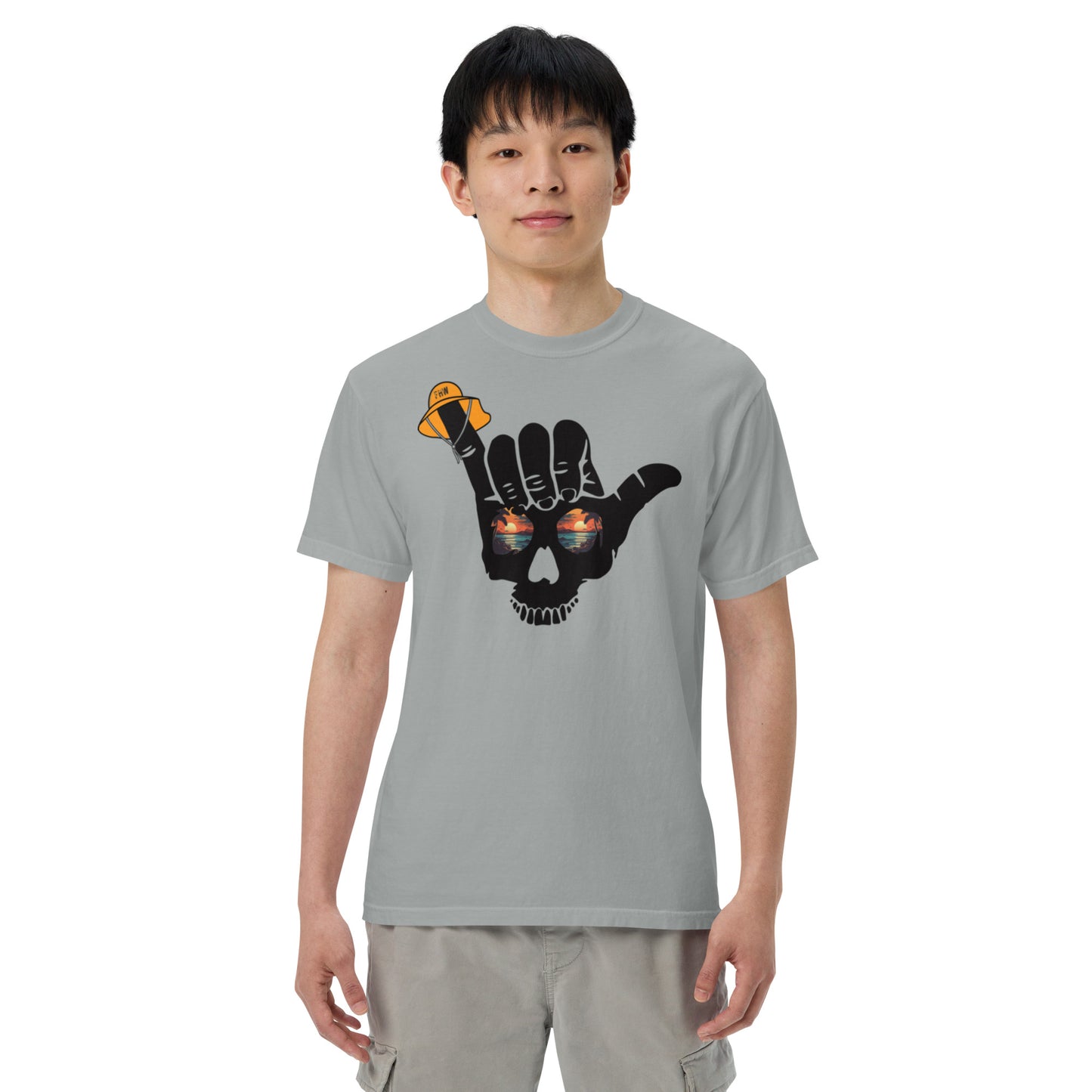 Unisex garment-dyed heavyweight t-shirt