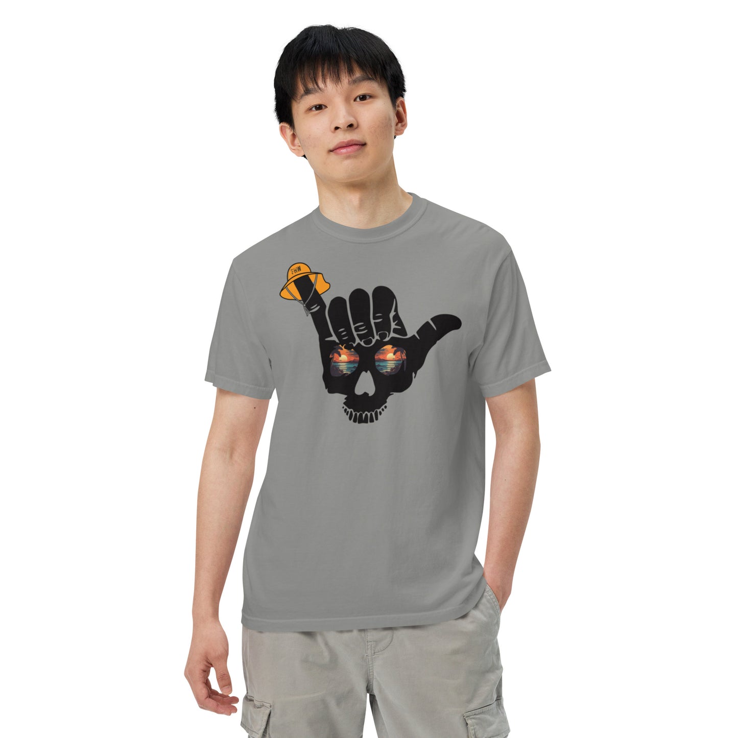Unisex garment-dyed heavyweight t-shirt