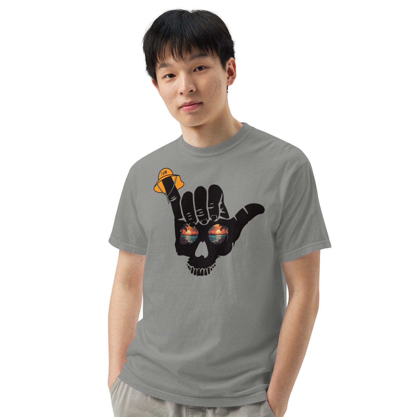 Unisex garment-dyed heavyweight t-shirt