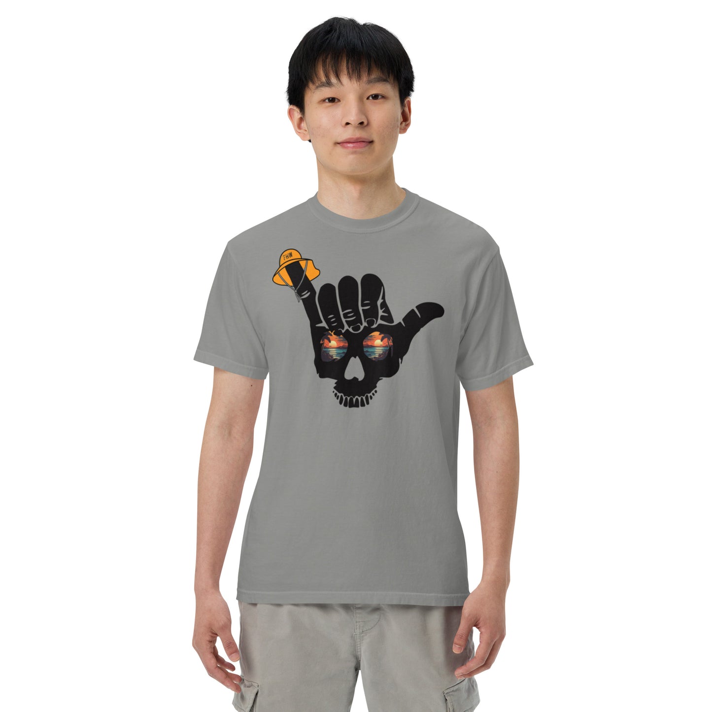 Unisex garment-dyed heavyweight t-shirt