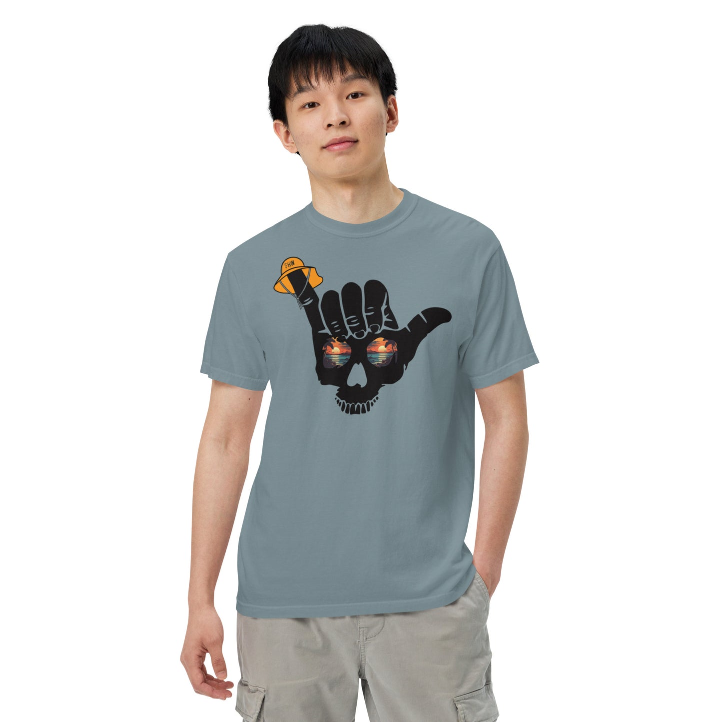 Unisex garment-dyed heavyweight t-shirt