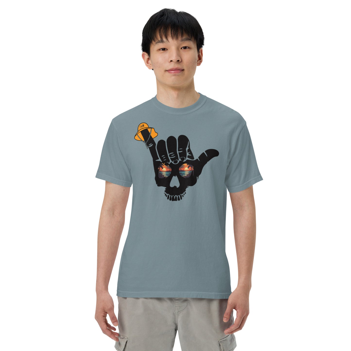 Unisex garment-dyed heavyweight t-shirt