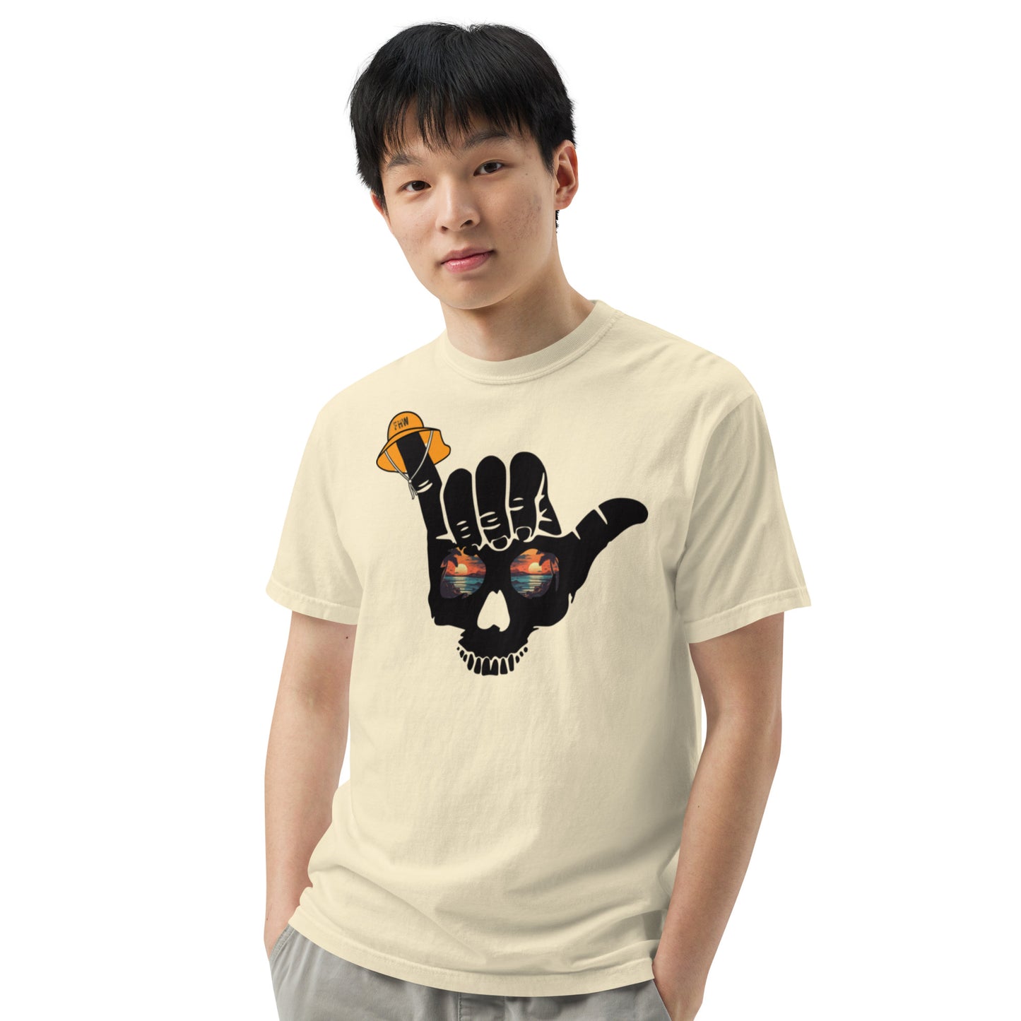 Unisex garment-dyed heavyweight t-shirt
