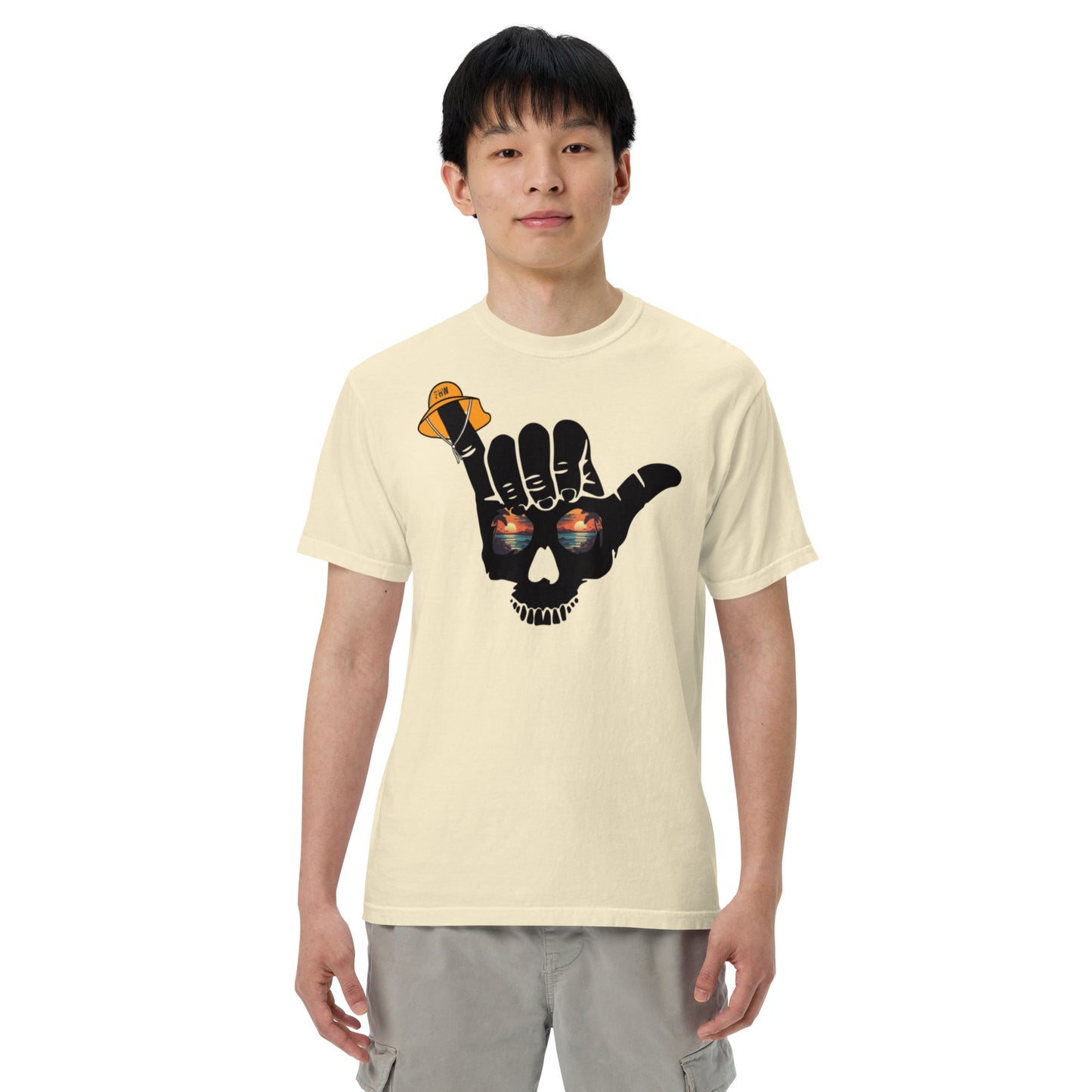 Unisex garment-dyed heavyweight t-shirt