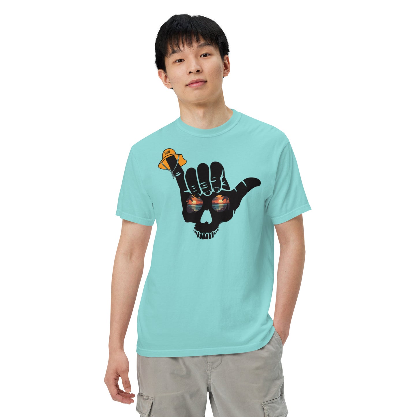 Unisex garment-dyed heavyweight t-shirt