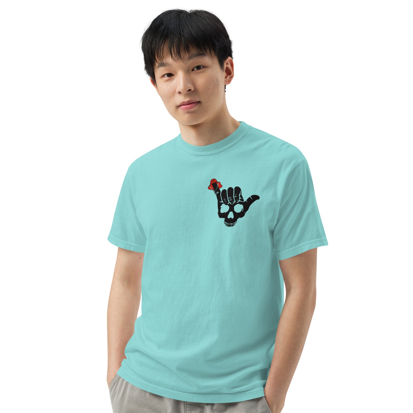 Unisex garment-dyed heavyweight t-shirt