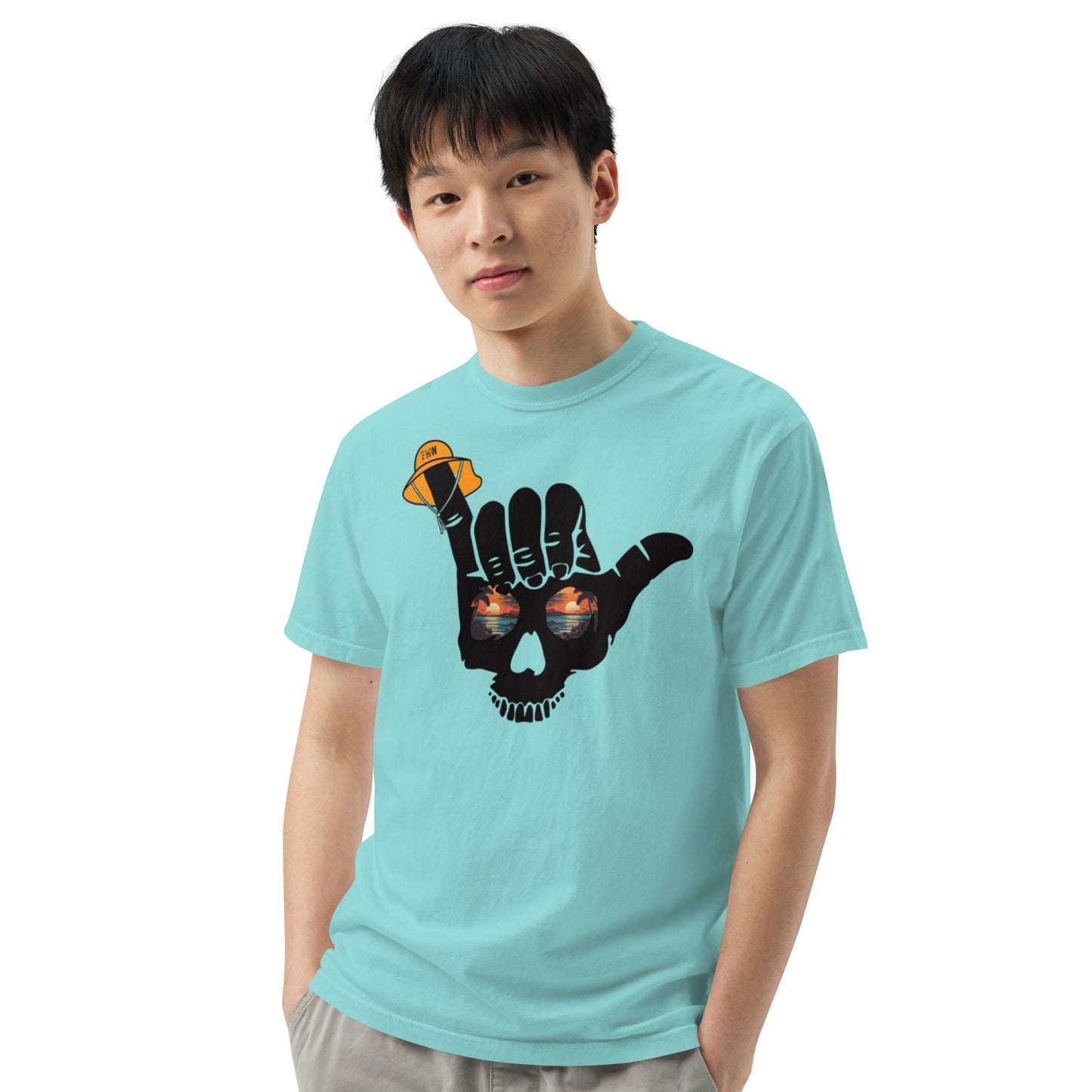 Unisex garment-dyed heavyweight t-shirt