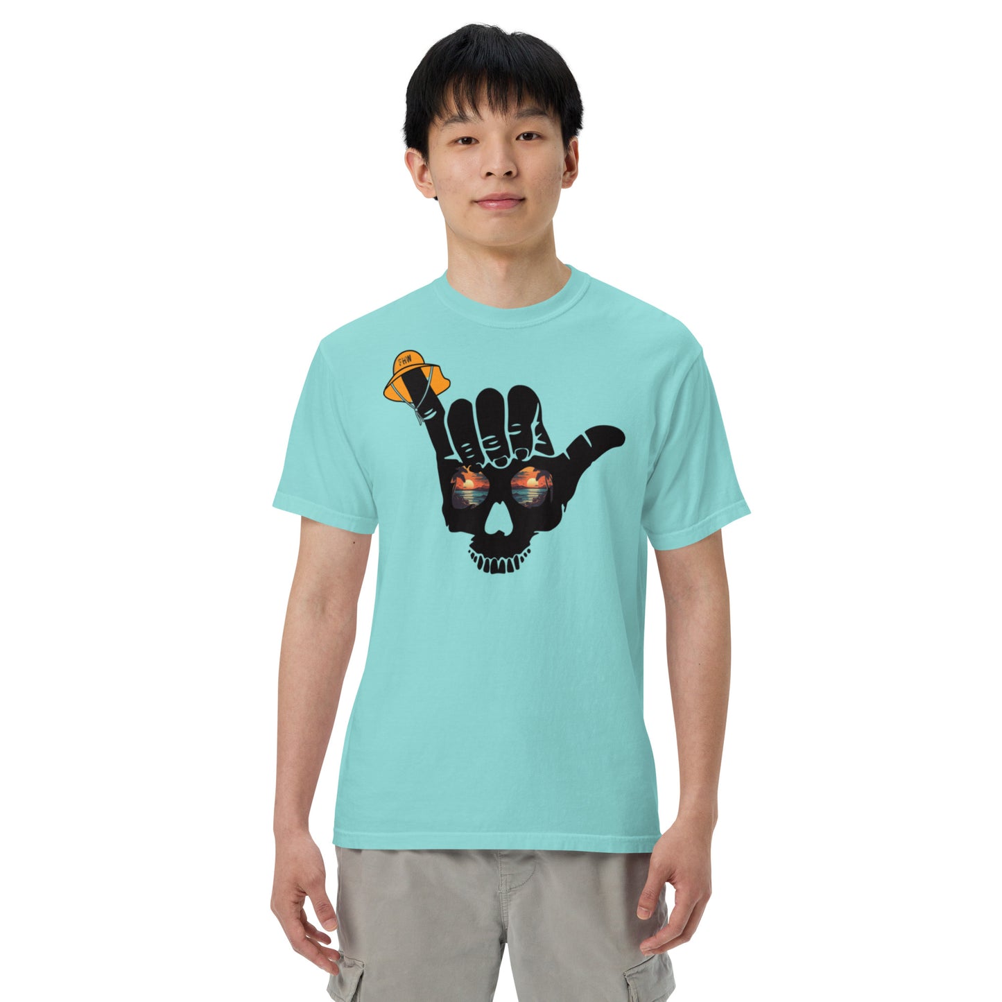 Unisex garment-dyed heavyweight t-shirt