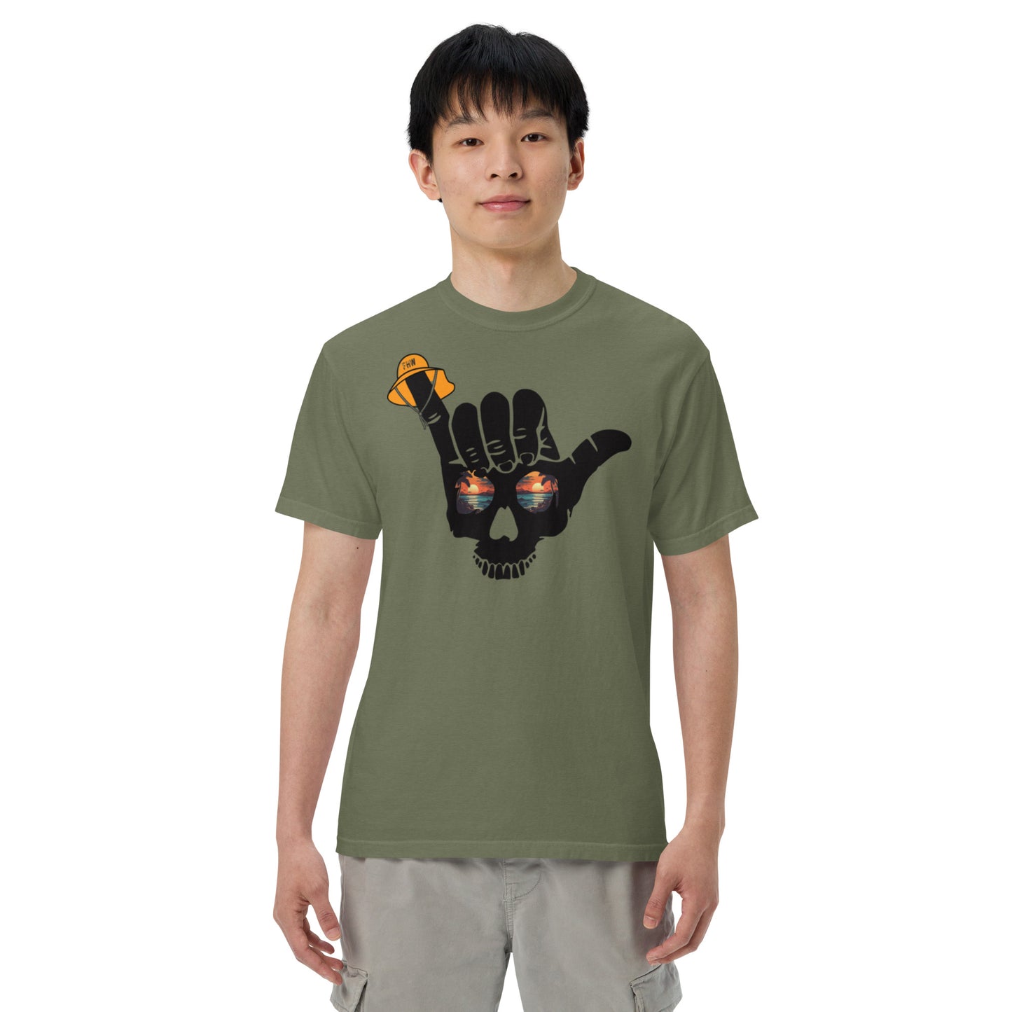 Unisex garment-dyed heavyweight t-shirt