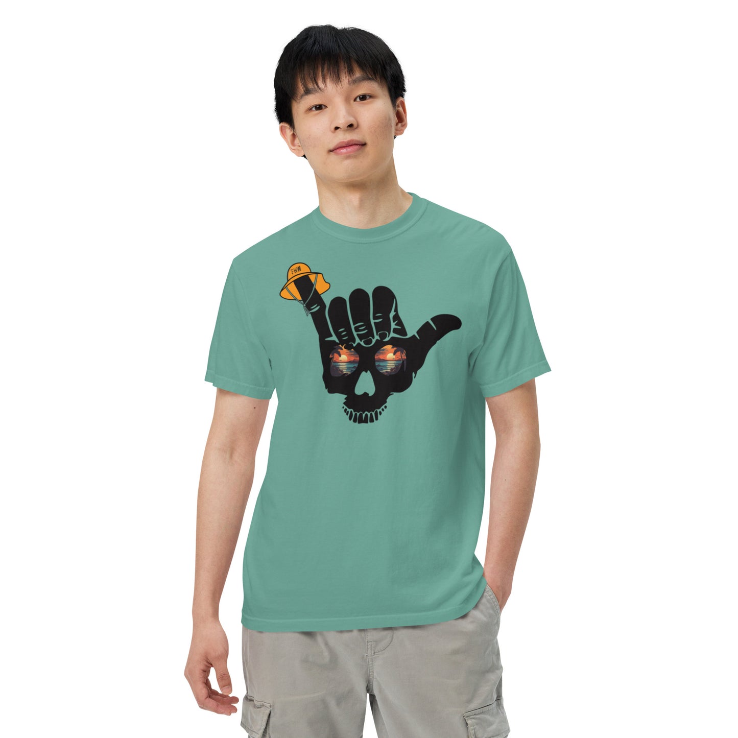 Unisex garment-dyed heavyweight t-shirt