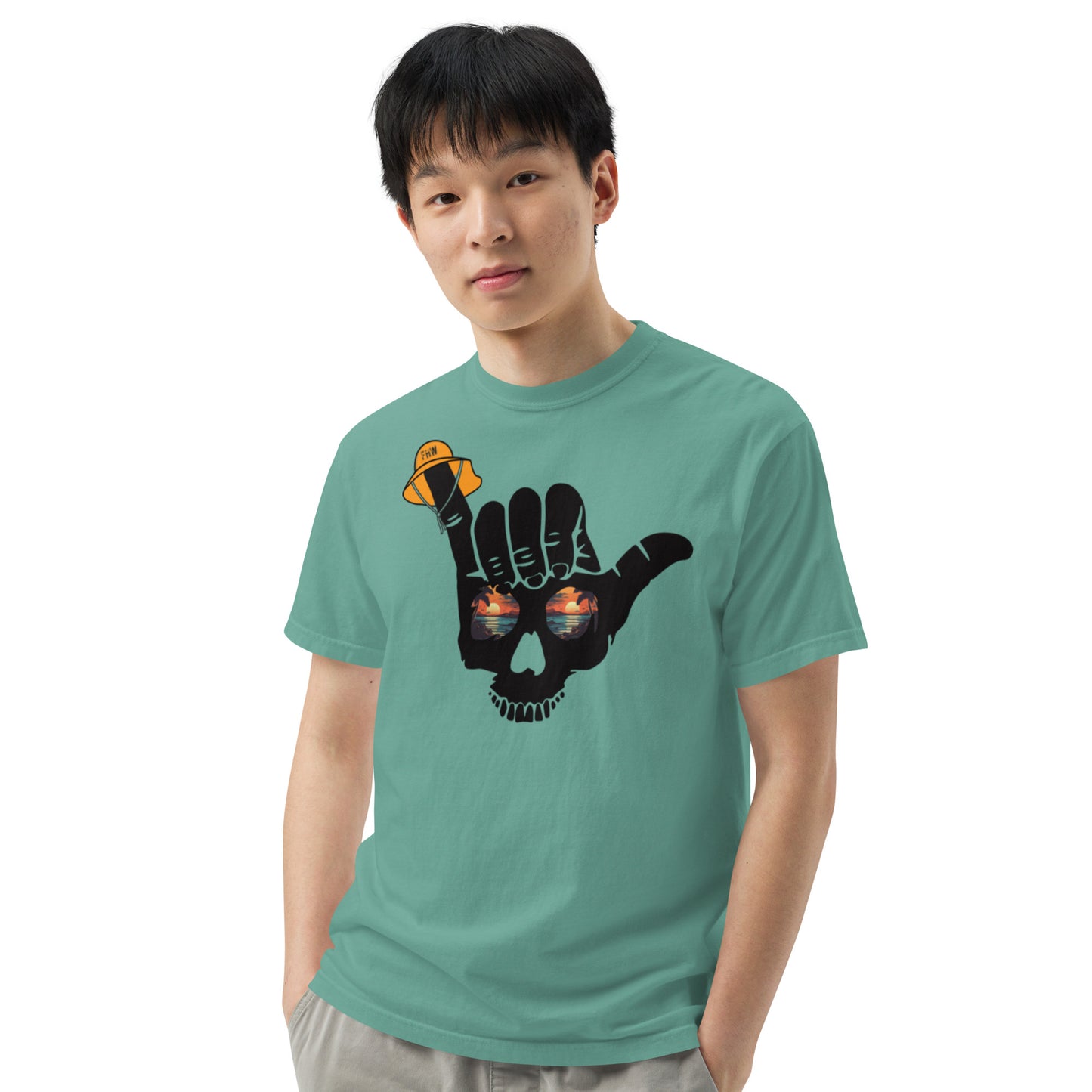Unisex garment-dyed heavyweight t-shirt
