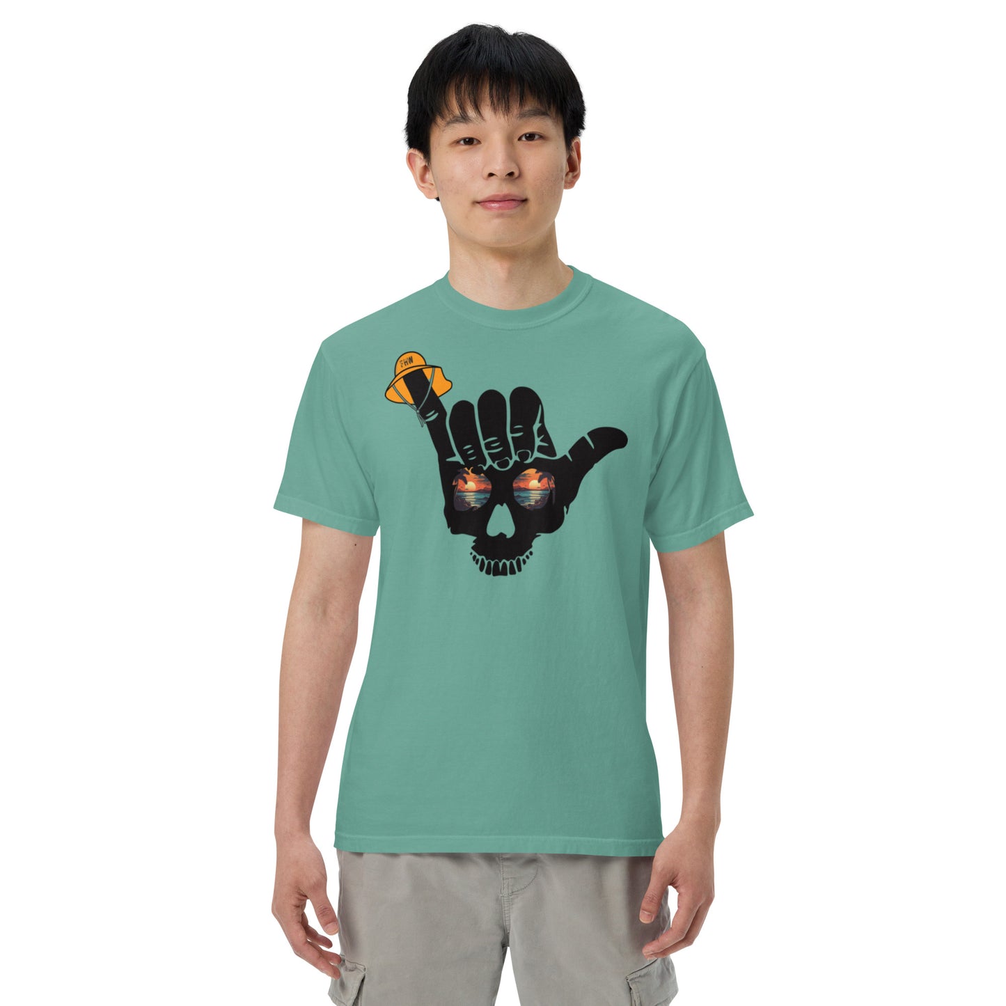 Unisex garment-dyed heavyweight t-shirt