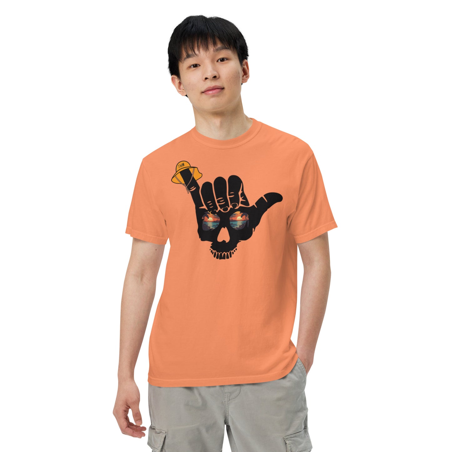 Unisex garment-dyed heavyweight t-shirt