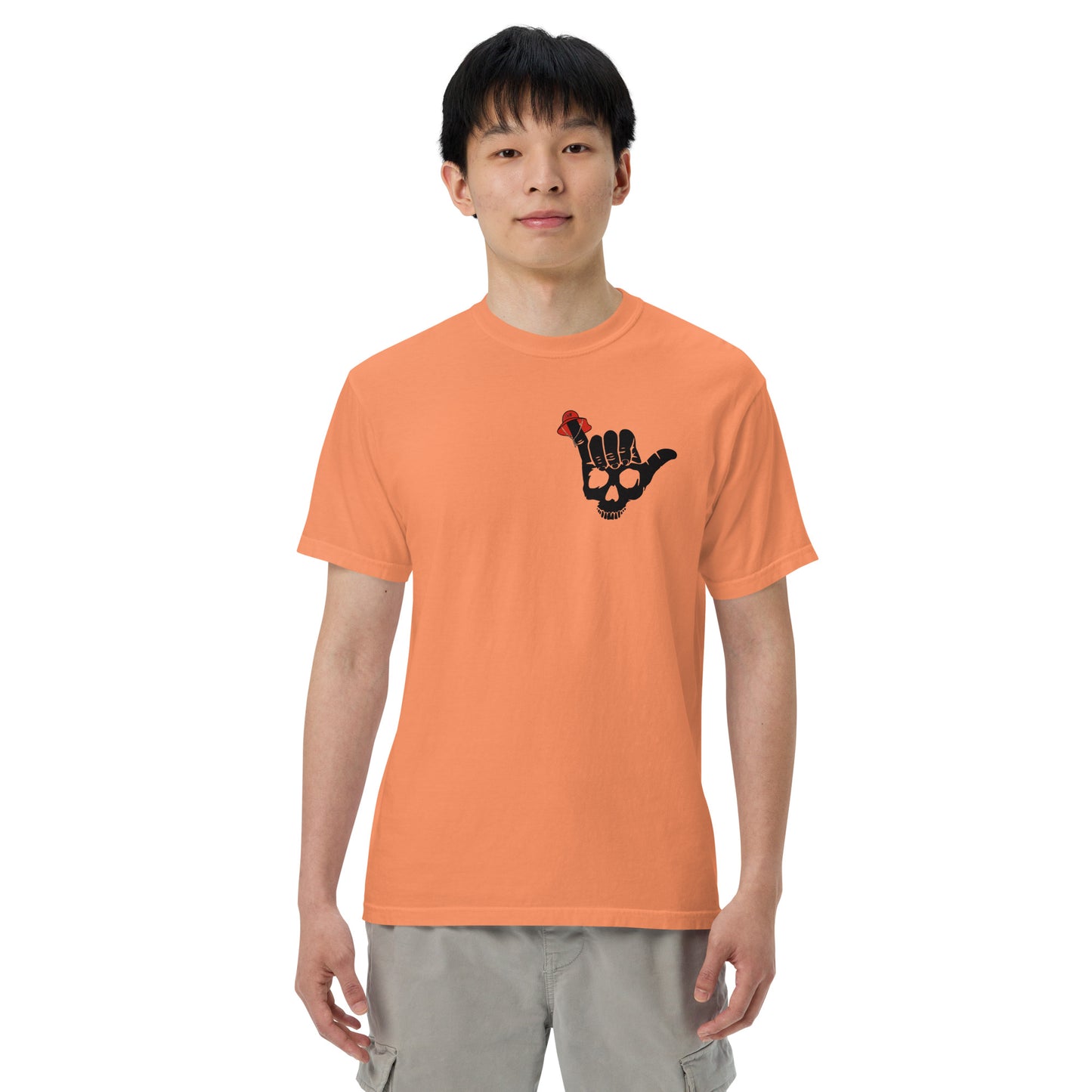 Unisex garment-dyed heavyweight t-shirt