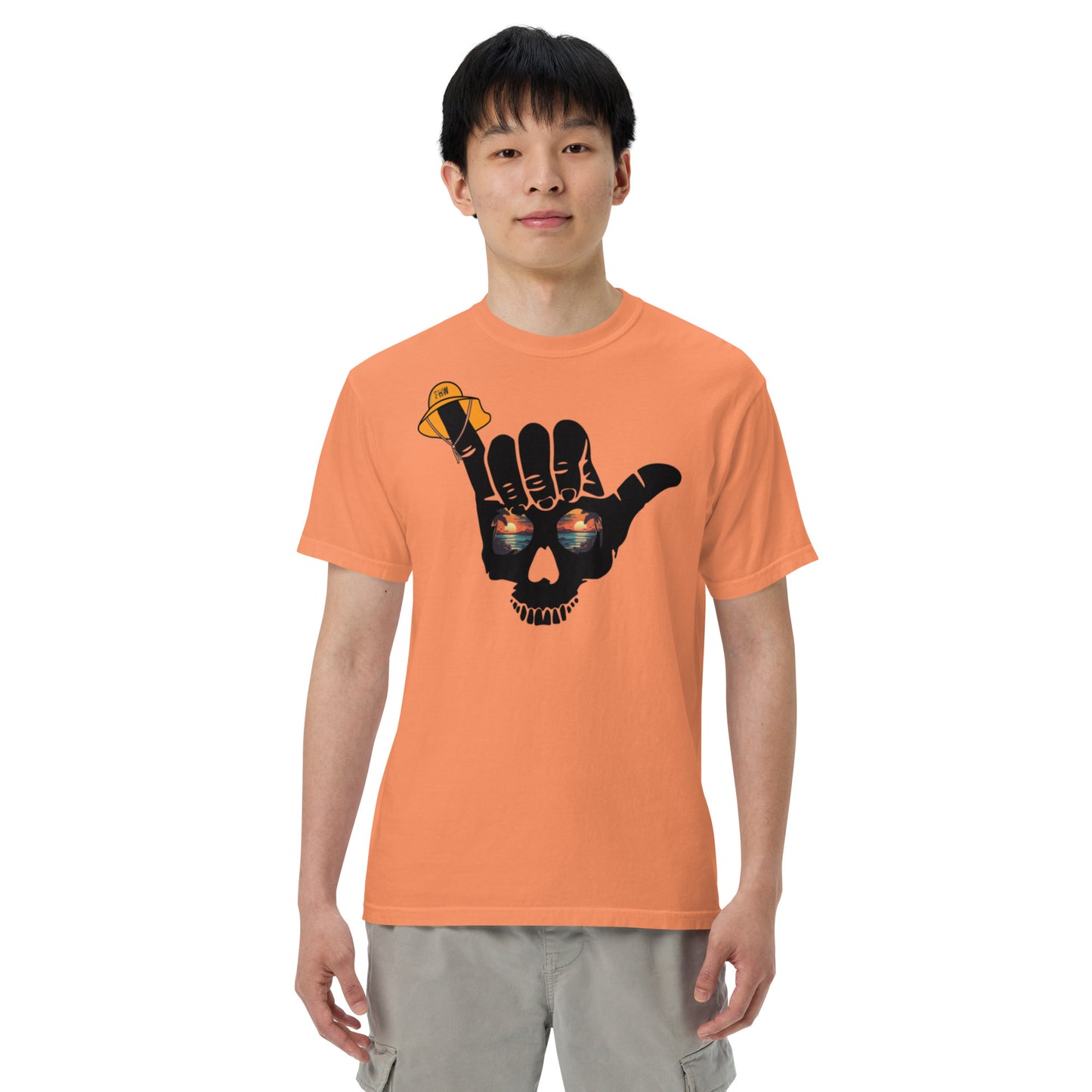 Unisex garment-dyed heavyweight t-shirt