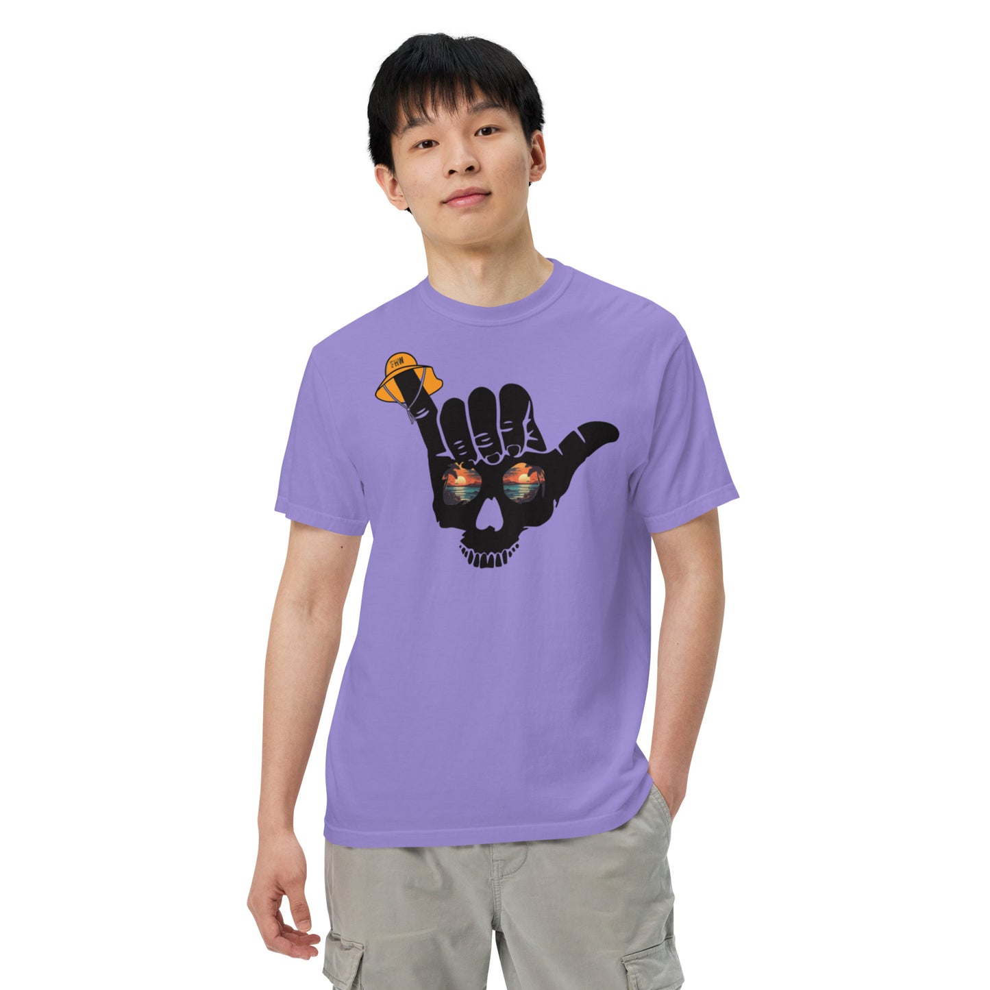 Unisex garment-dyed heavyweight t-shirt