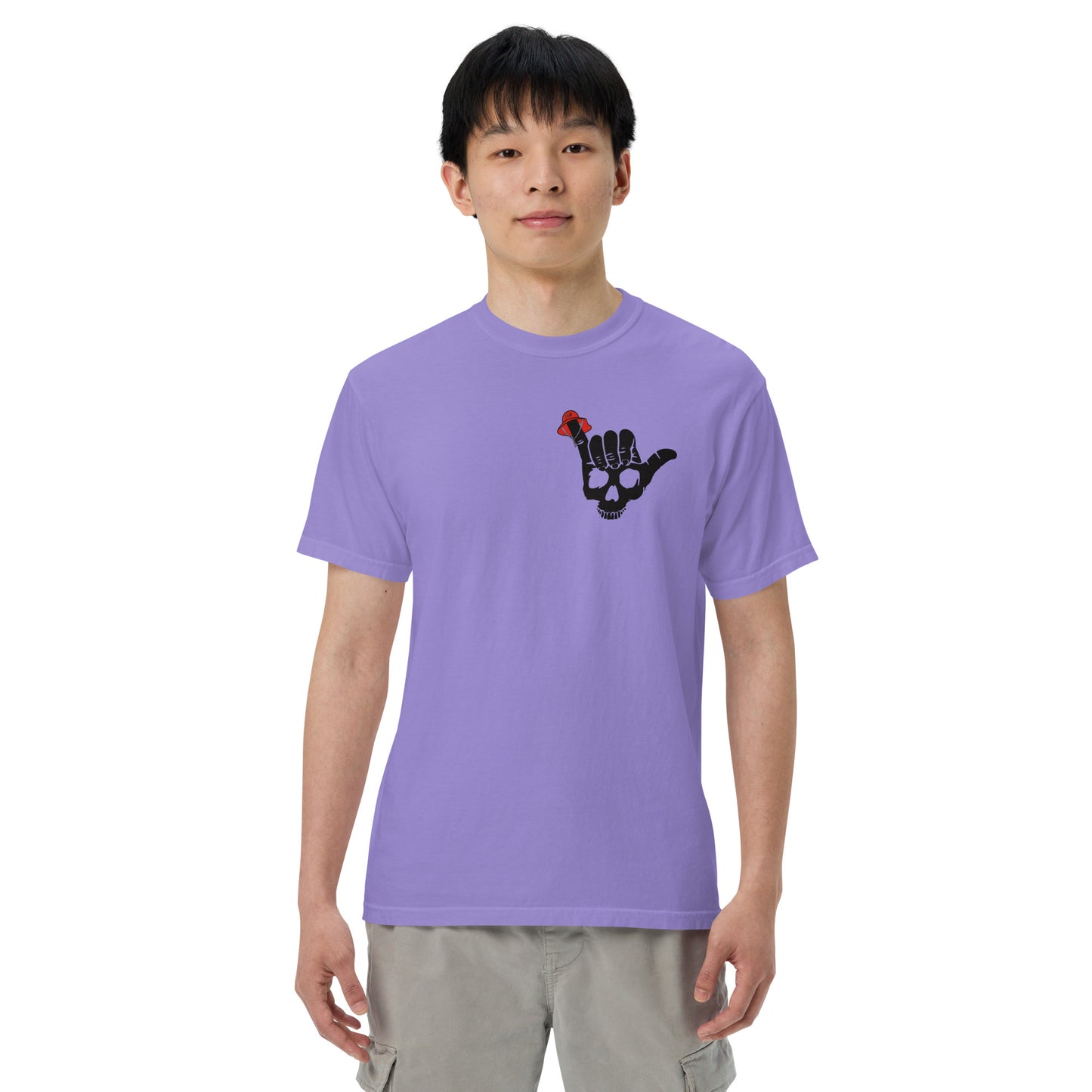 Unisex garment-dyed heavyweight t-shirt