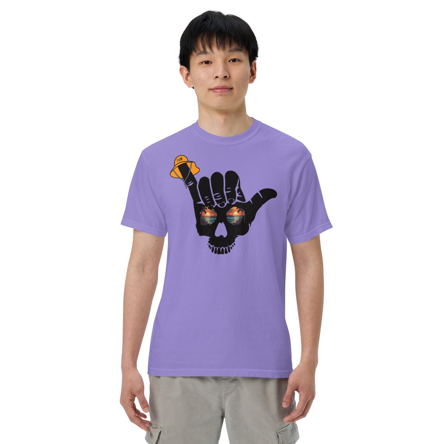 Unisex garment-dyed heavyweight t-shirt