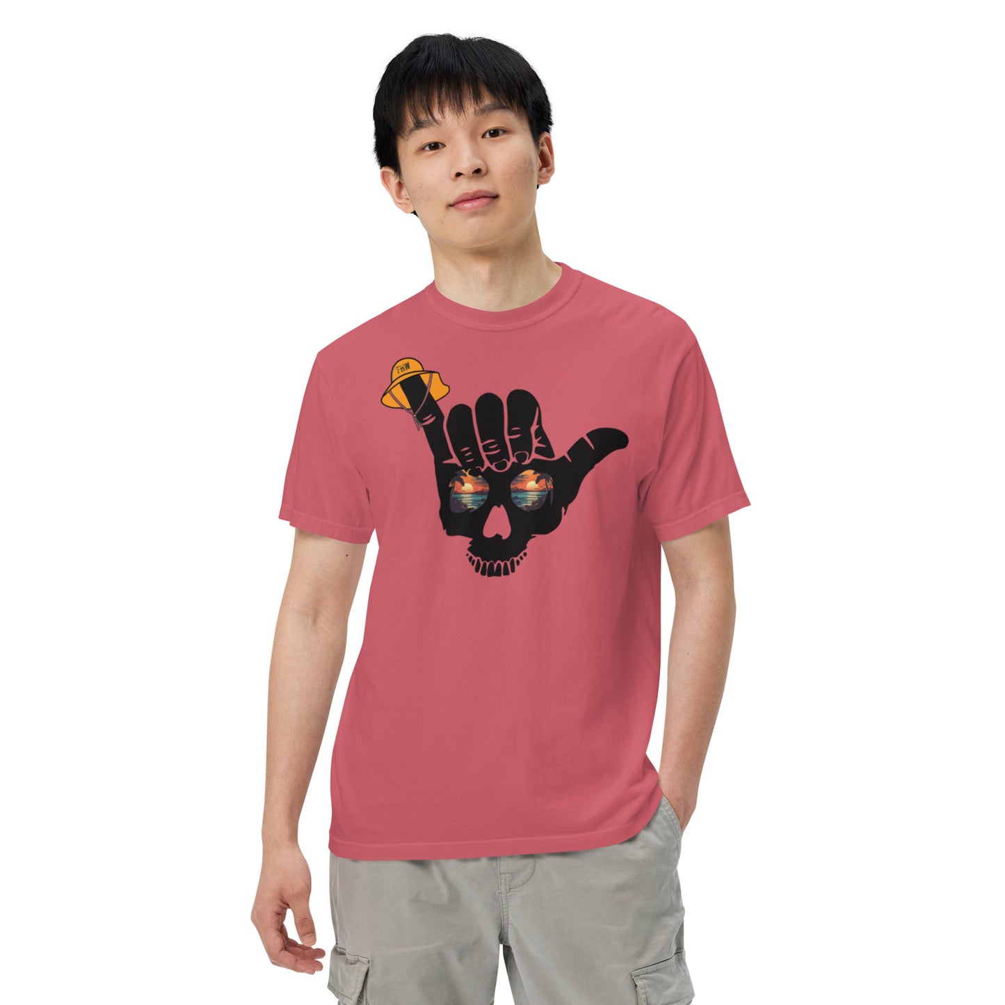 Unisex garment-dyed heavyweight t-shirt
