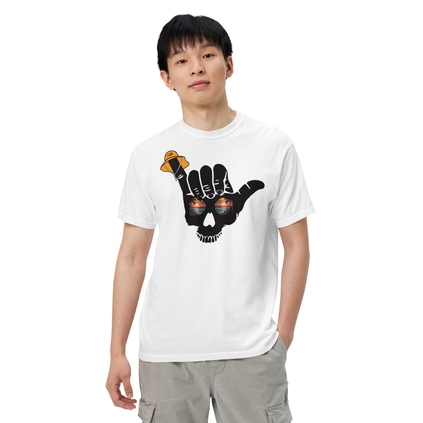 Unisex garment-dyed heavyweight t-shirt