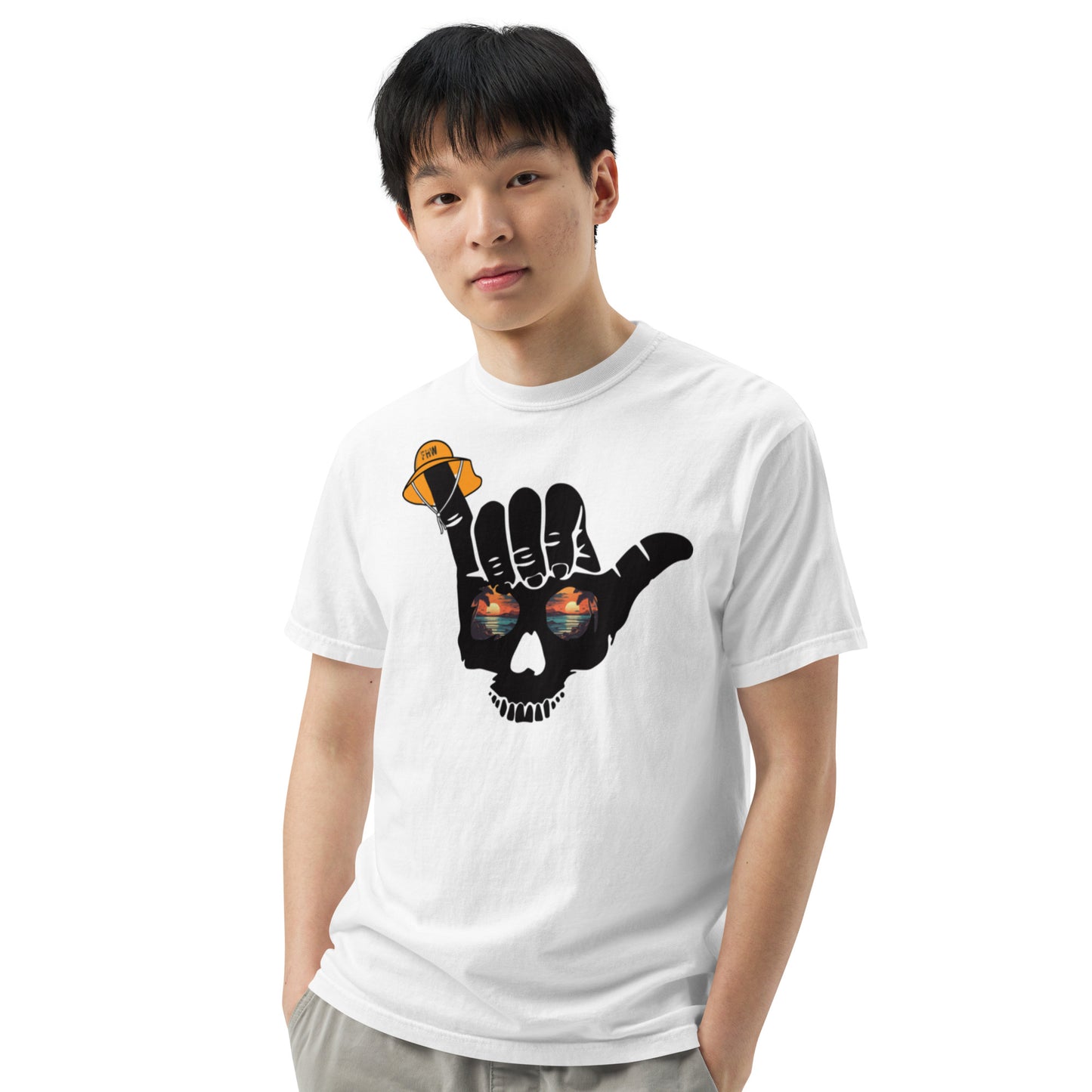 Unisex garment-dyed heavyweight t-shirt
