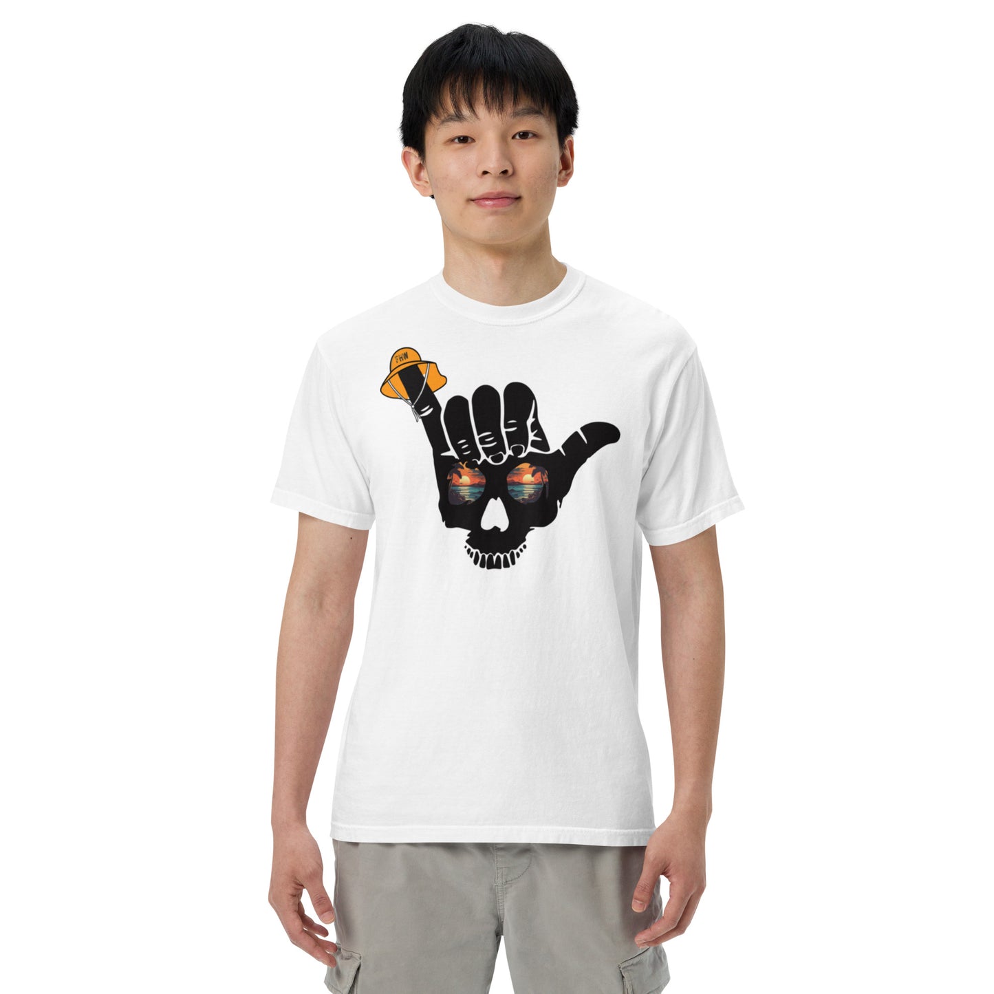 Unisex garment-dyed heavyweight t-shirt