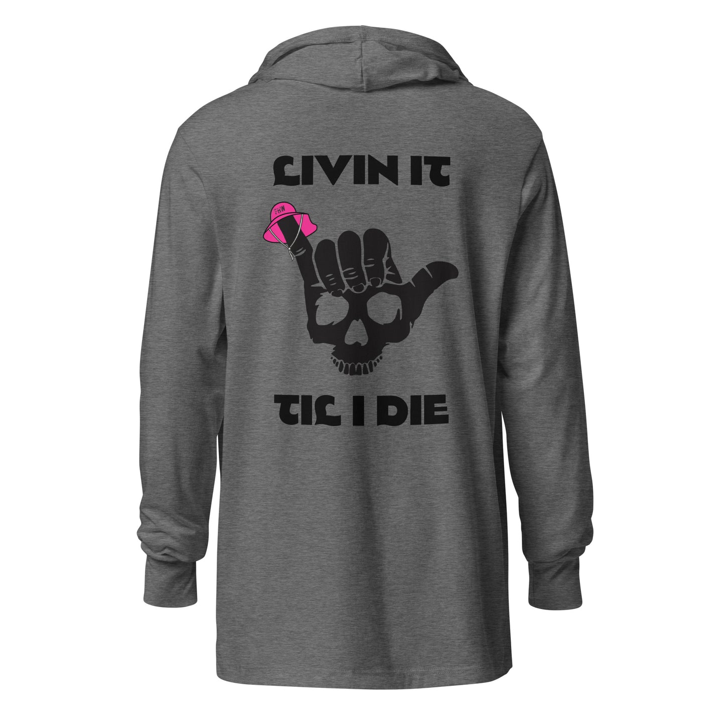 Hooded long-sleeve tee
