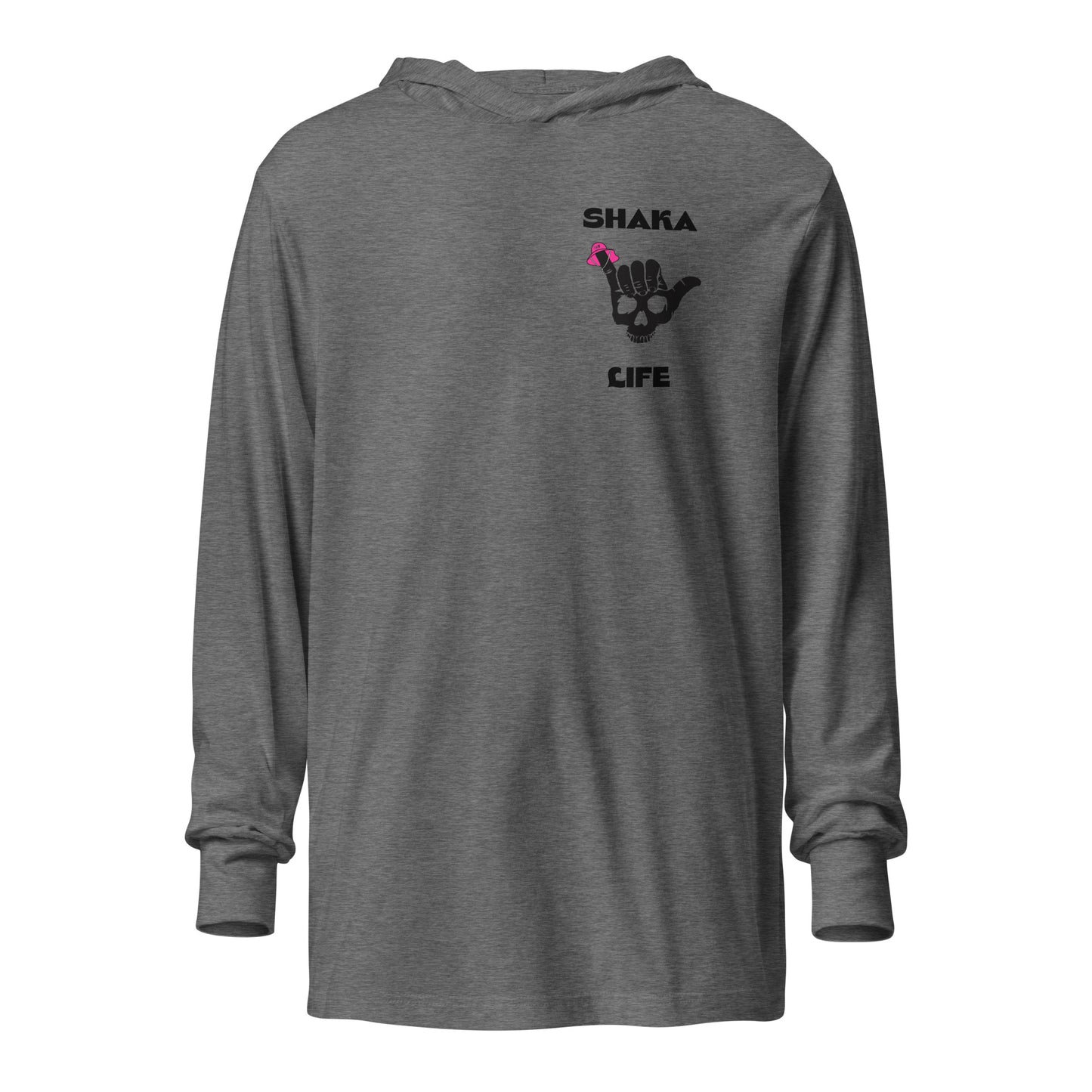 Hooded long-sleeve tee