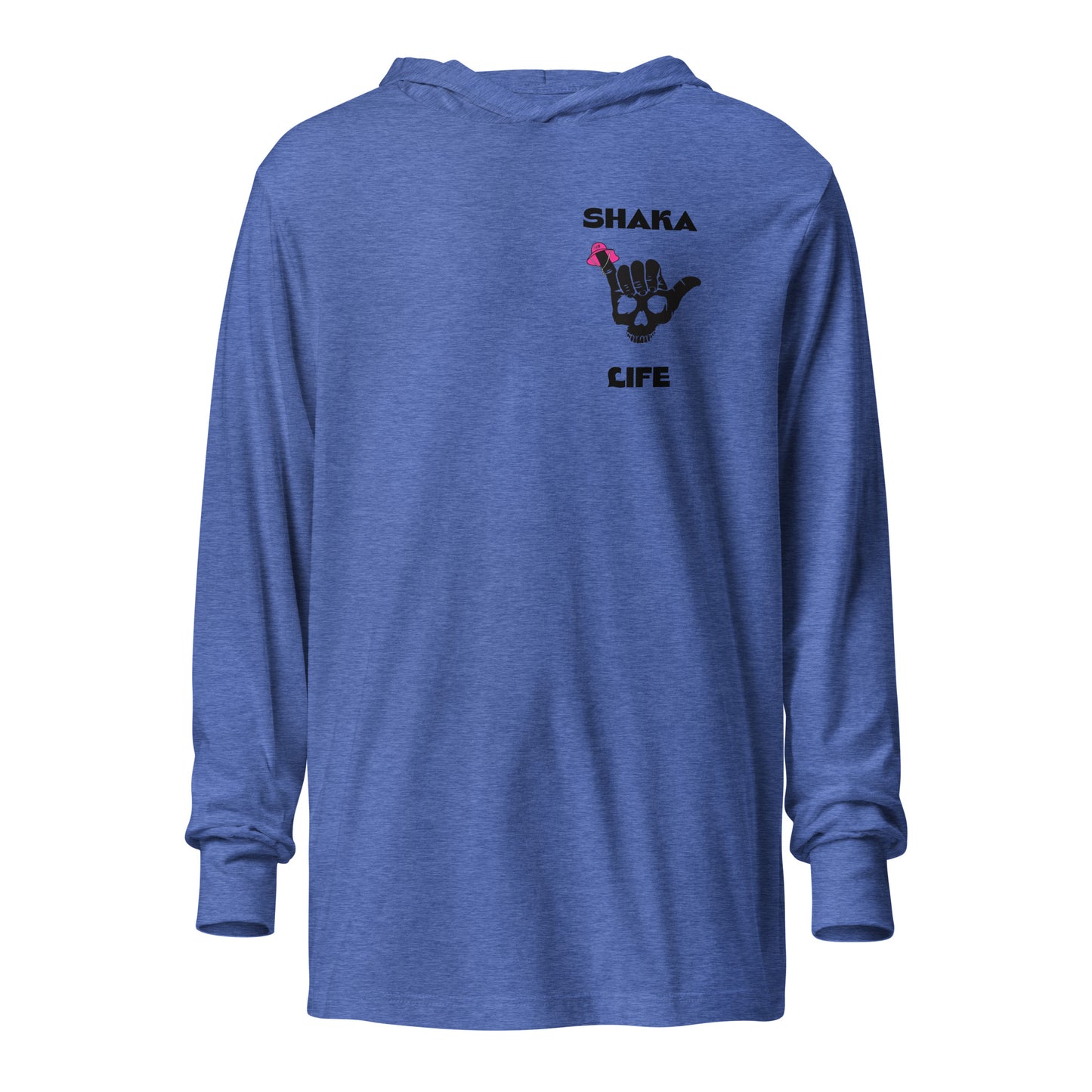 Hooded long-sleeve tee