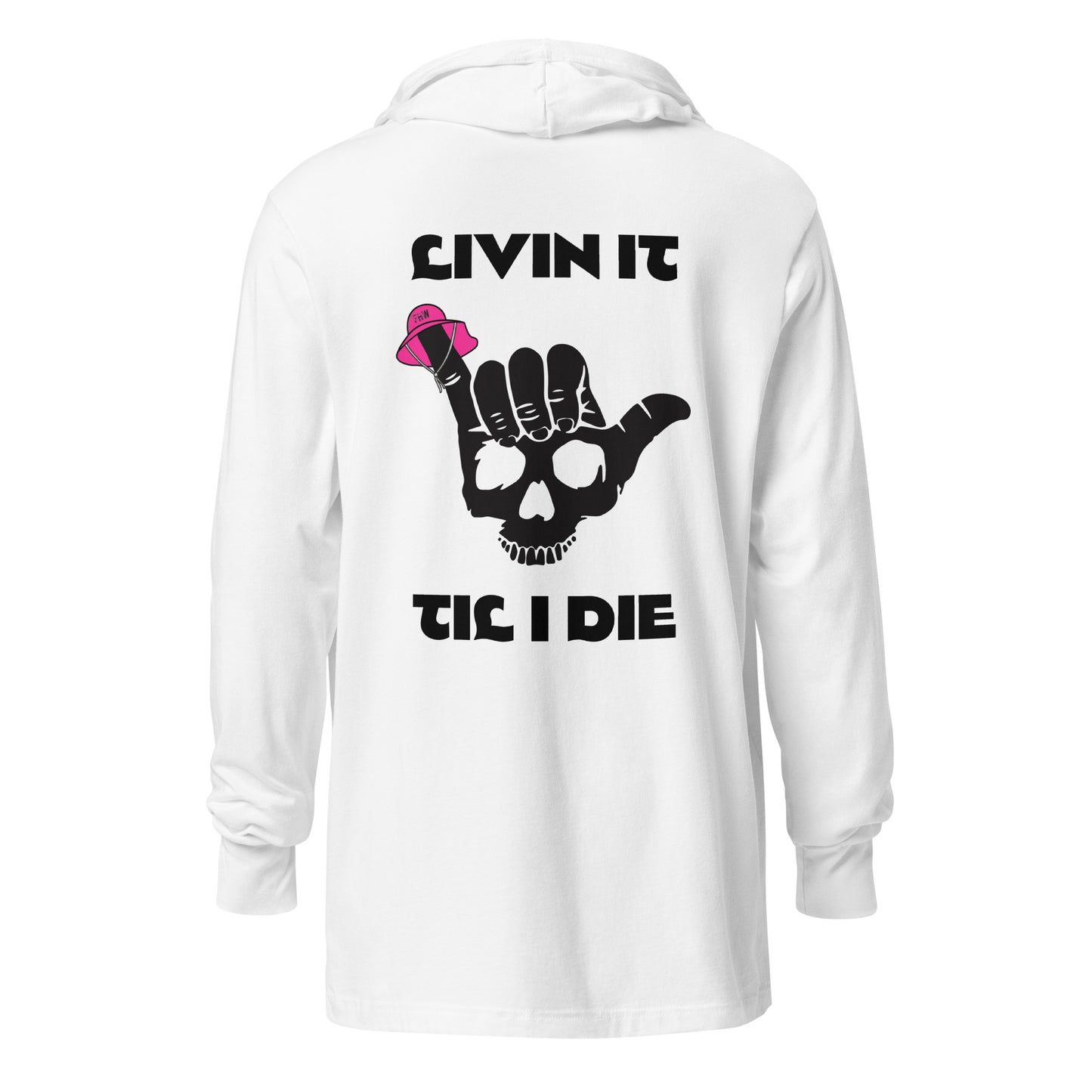 Hooded long-sleeve tee