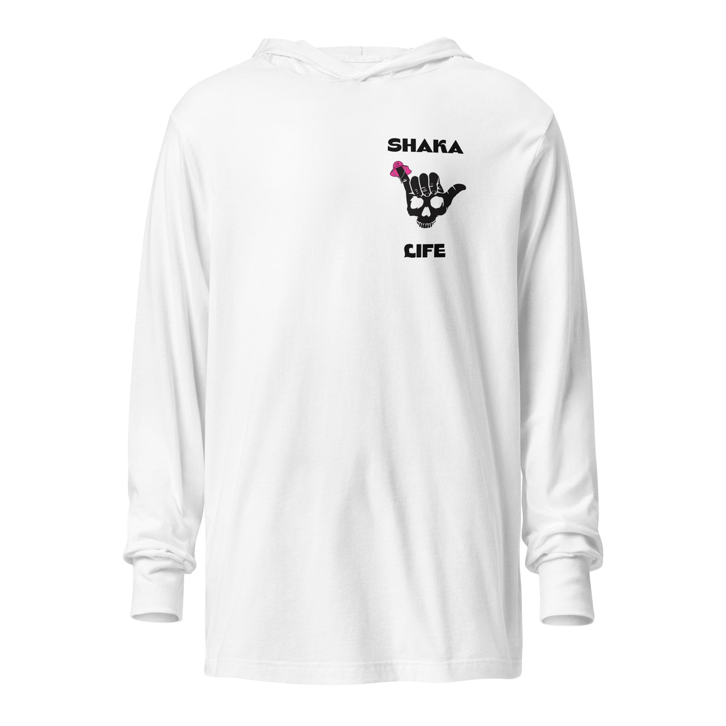 Hooded long-sleeve tee